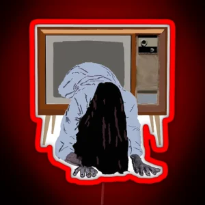 Sadako S On The Telly RGB Neon Sign
