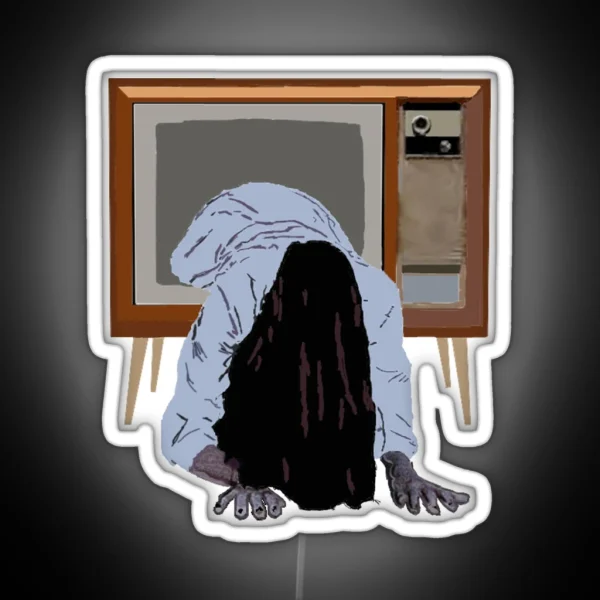 Sadako S On The Telly RGB Neon Sign