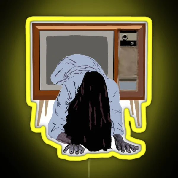 Sadako S On The Telly RGB Neon Sign