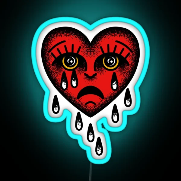 Sadboy Heart RGB Neon Sign