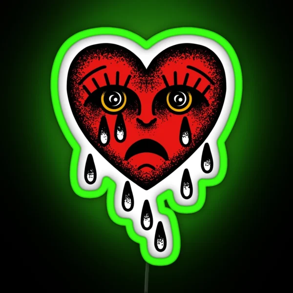 Sadboy Heart RGB Neon Sign