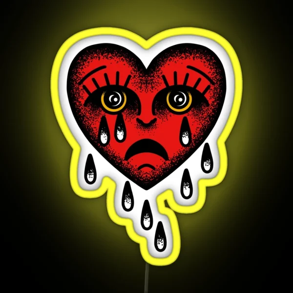 Sadboy Heart RGB Neon Sign