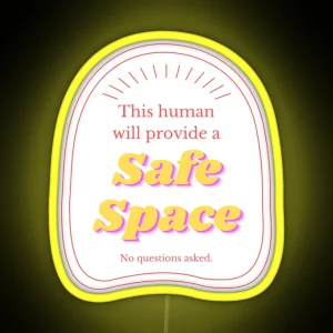 Safe Space Provider RGB Neon Sign