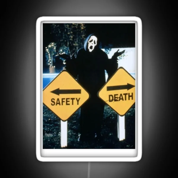 Safety Death RGB Neon Sign