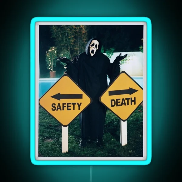 Safety Or Death You Choose RGB Neon Sign