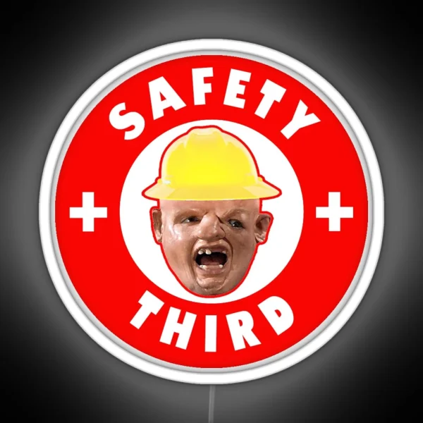 Safety Third RGB Neon Sign