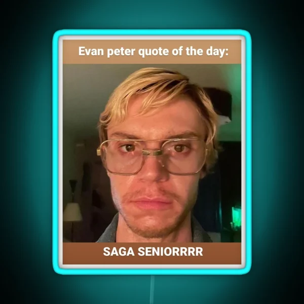 Saga Seniors RGB Neon Sign