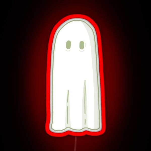 Sage Green Ghost RGB Neon Sign
