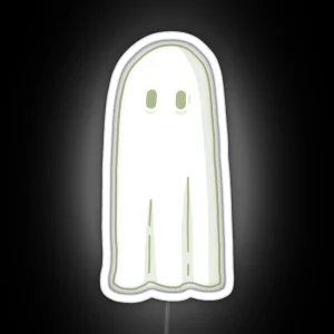 Sage Green Ghost RGB Neon Sign