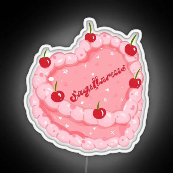 Sagittarius Cake RGB Neon Sign