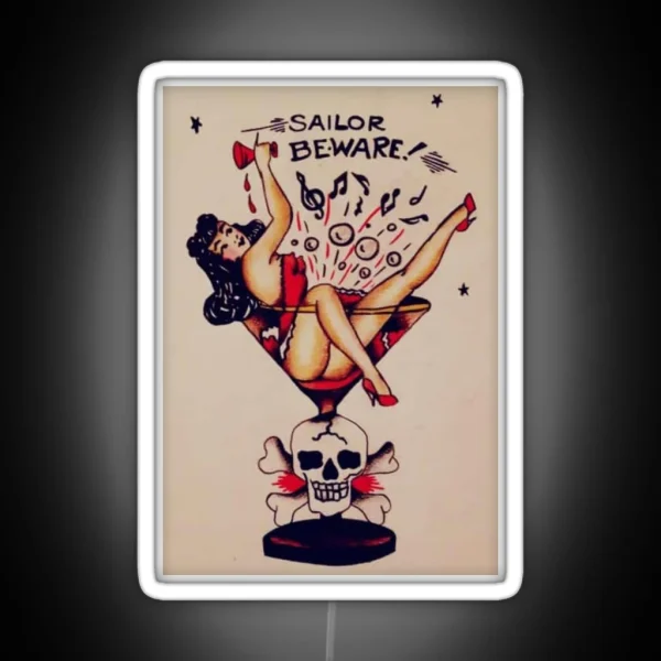 Sailor Jerry Tribute RGB Neon Sign