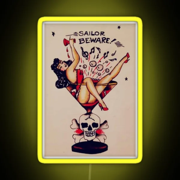 Sailor Jerry Tribute RGB Neon Sign
