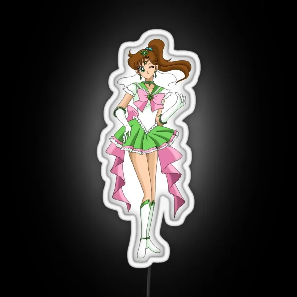 Sailor Jupiter Eternal Form RGB Neon Sign
