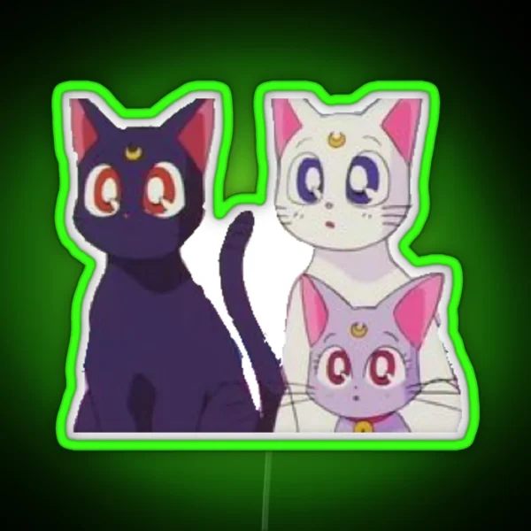 Sailor Moon CAT S Led High Quality NEW RGB Neon Sign