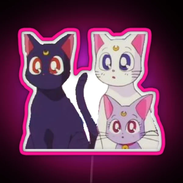 Sailor Moon CAT S Led High Quality NEW RGB Neon Sign