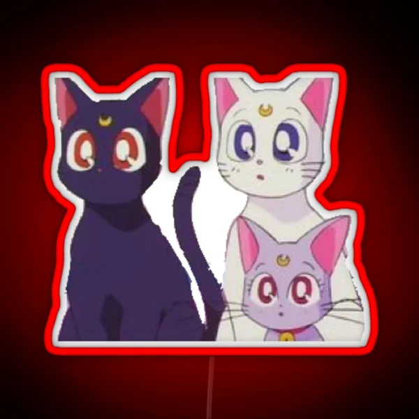 Sailor Moon CAT S Led High Quality NEW RGB Neon Sign