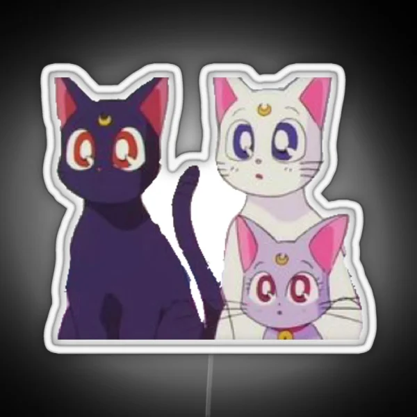Sailor Moon CAT S Led High Quality NEW RGB Neon Sign