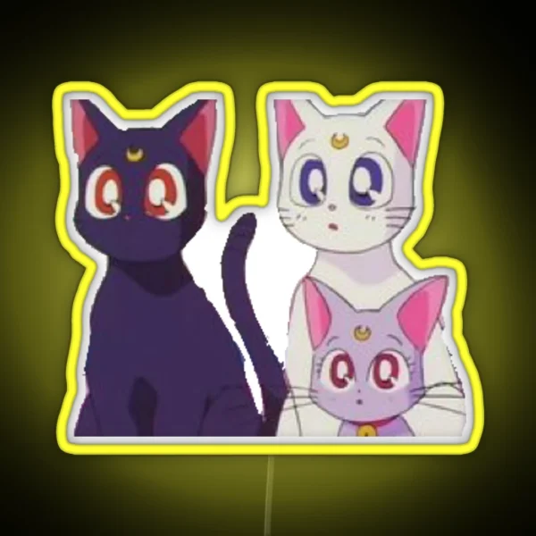 Sailor Moon CAT S Led High Quality NEW RGB Neon Sign