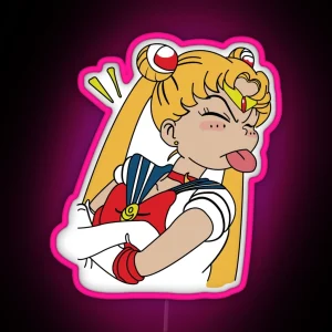 Sailor Moon Funny RGB Neon Sign