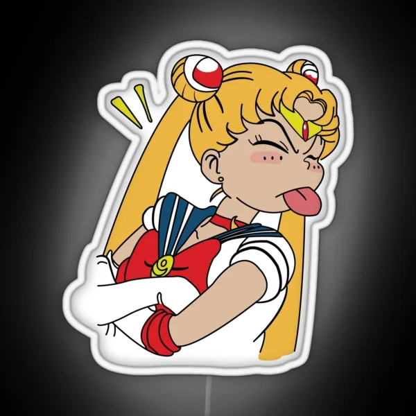 Sailor Moon Funny RGB Neon Sign