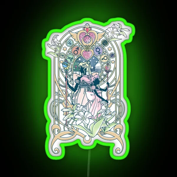 Sailor Moon Neo Crystal Serenity RGB Neon Sign