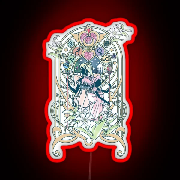 Sailor Moon Neo Crystal Serenity RGB Neon Sign