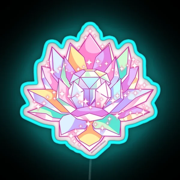 Sailor Moon Pastel Crystal RGB Neon Sign