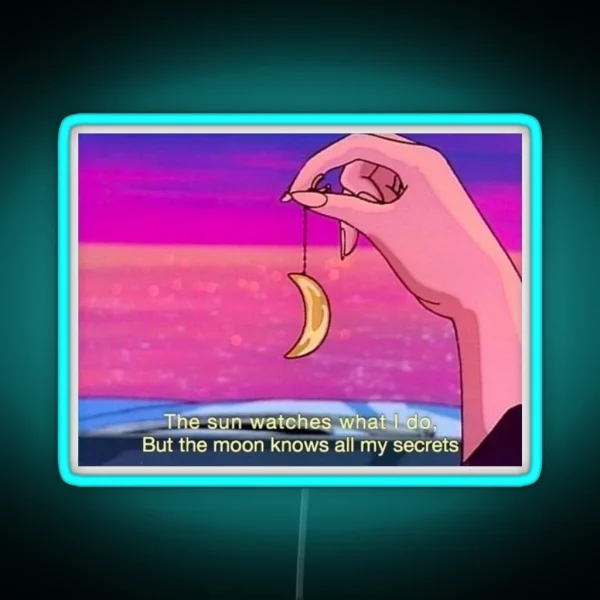 Sailor Moon Quote RGB Neon Sign