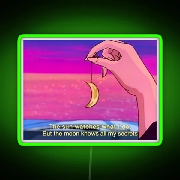 Sailor Moon Quote RGB Neon Sign