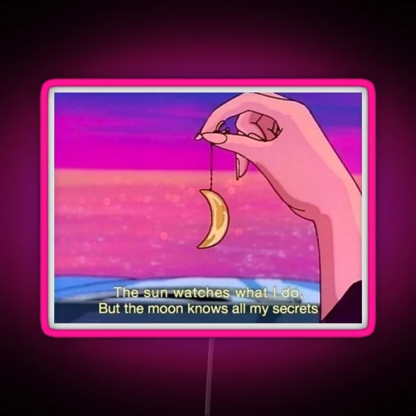 Sailor Moon Quote RGB Neon Sign