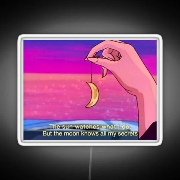 Sailor Moon Quote RGB Neon Sign