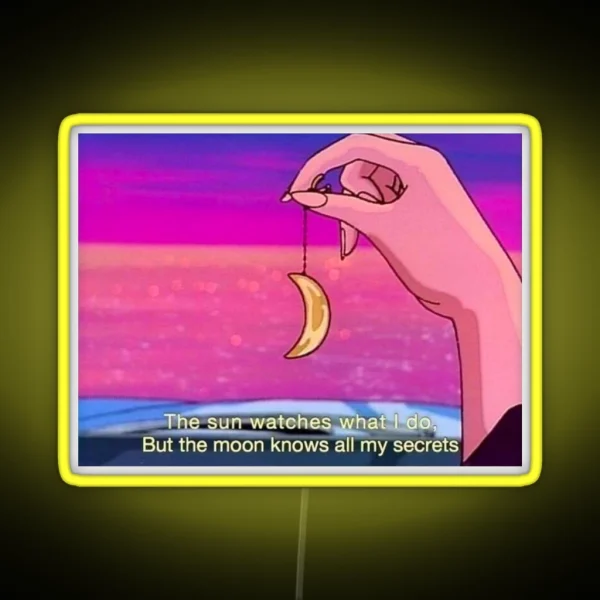 Sailor Moon Quote RGB Neon Sign