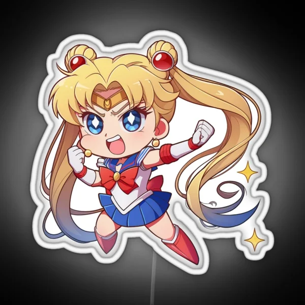 Sailor Moon Ready To Go RGB Neon Sign