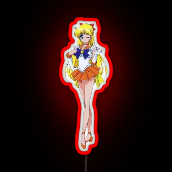 Sailor Venus Sailor Moon RGB Neon Sign