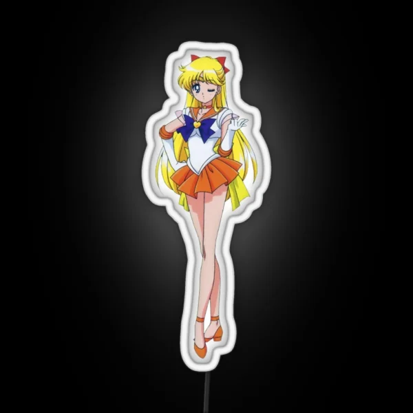 Sailor Venus Sailor Moon RGB Neon Sign
