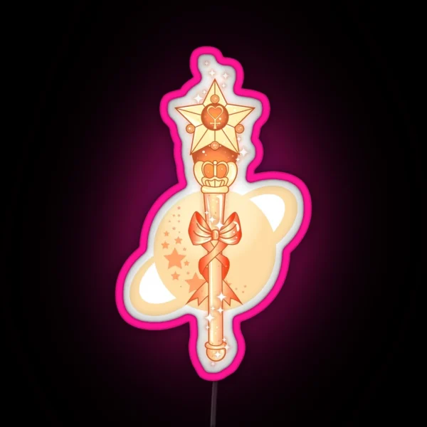 Sailor Venus Wand RGB Neon Sign