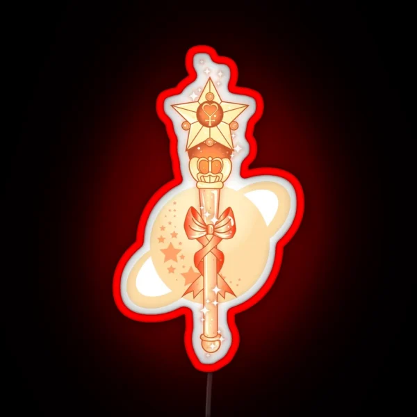 Sailor Venus Wand RGB Neon Sign