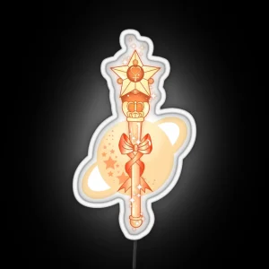 Sailor Venus Wand RGB Neon Sign