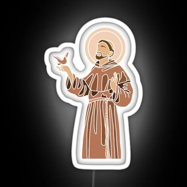 Saint Francis Of Assisi RGB Neon Sign