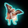 Saint Michael the Archangel RGB LED Neon Wall Art Sign