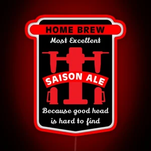 Saison Ale Best Home Brew Craft Beer Craft Beer Makers Brewing Beers Craft Beer Gifts RGB Neon Sign