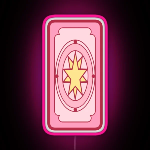 Sakura Card Captor Card RGB Neon Sign