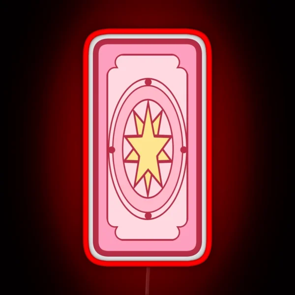 Sakura Card Captor Card RGB Neon Sign