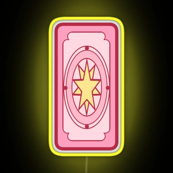 Sakura Card Captor Card RGB Neon Sign
