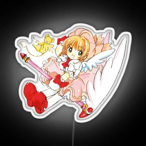 Sakura Cardcaptor And Kerberos RGB Neon Sign