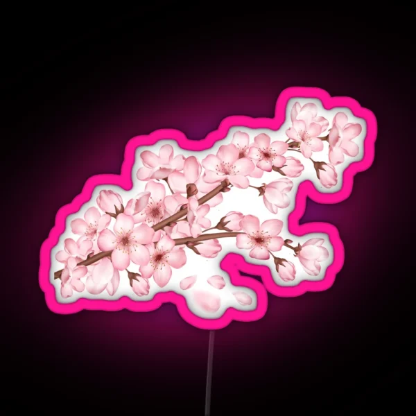 Sakura Cherry Blossom Tree RGB Neon Sign