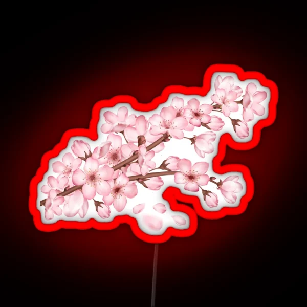 Sakura Cherry Blossom Tree RGB Neon Sign
