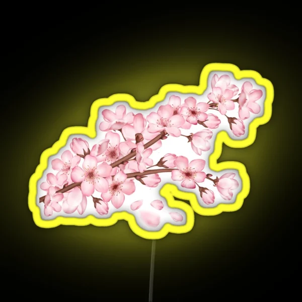 Sakura Cherry Blossom Tree RGB Neon Sign