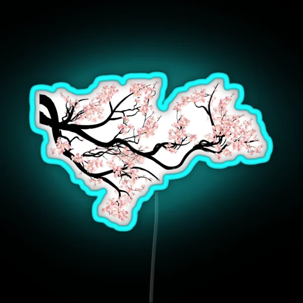 Sakura Cherry Blossom Tree RGB Neon Sign