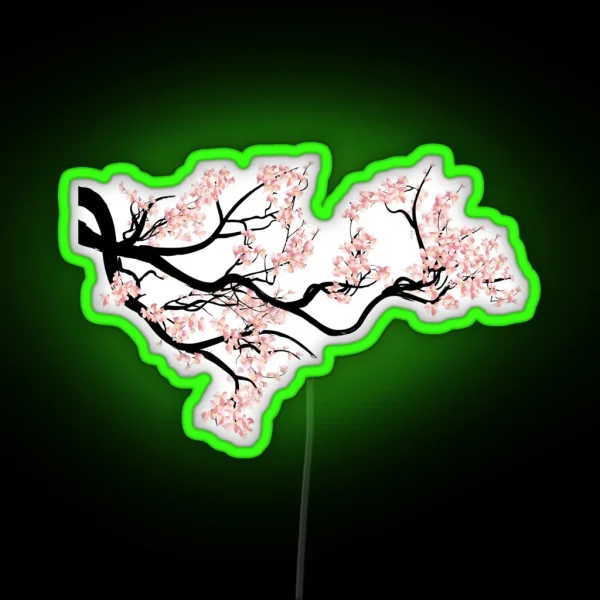 Sakura Cherry Blossom Tree RGB Neon Sign